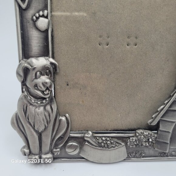 Metal Dog Picture Frame for Man's Best Friend 5 x 7 - Picture 3 of 8